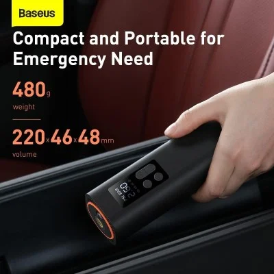 منفاخ إطارات ميني من باسيوس _ أسود